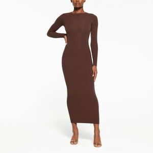 SKIMS Fits Everybody long sleeve bodycon dress